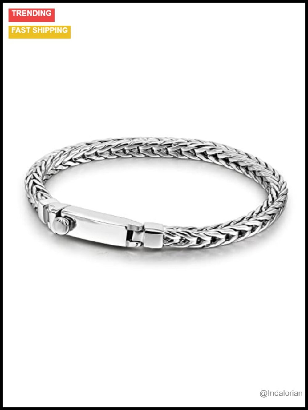 Sterling Silver Byzantine Chain Bracelet 4mm 7-9 in Men Women Lobster Claw